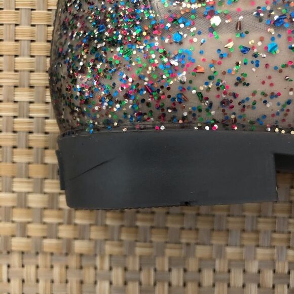 Jack Rogers Sallie Sparkle Ankle Rain Boots Size 8 - Picture 9 of 10